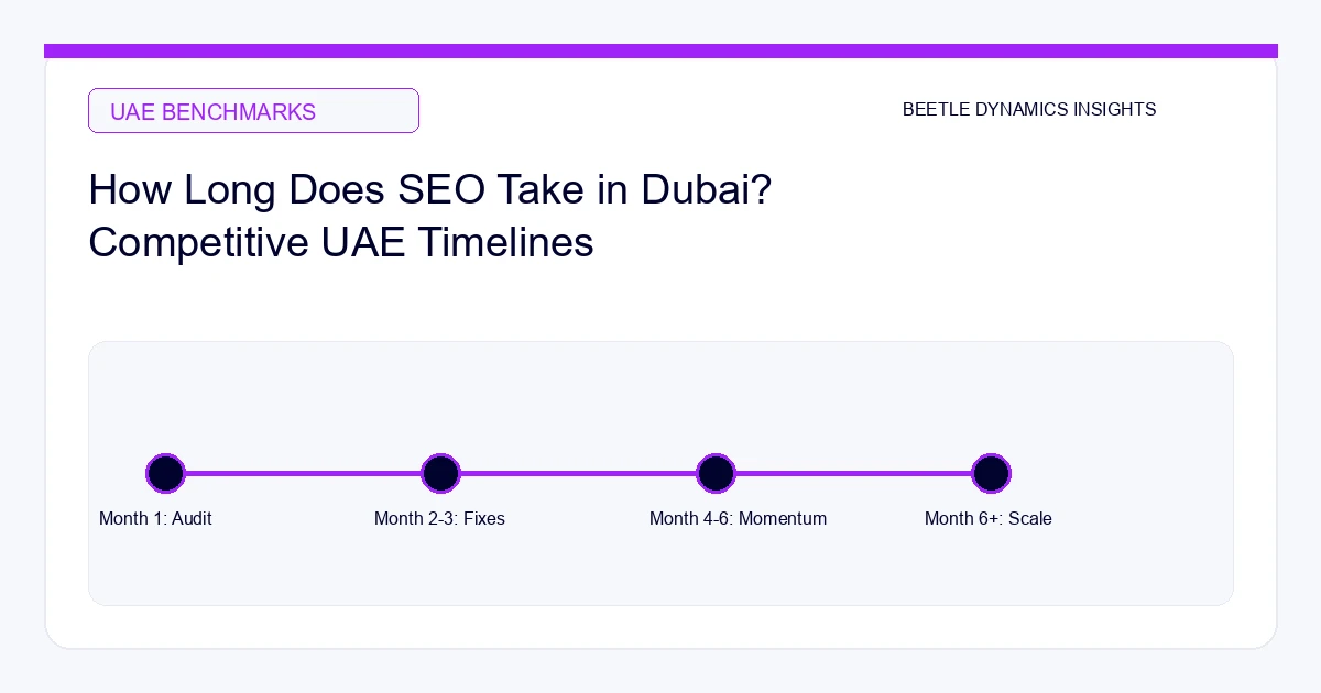 How Long Does SEO Take in Dubai? Competitive UAE Timelines in 2026