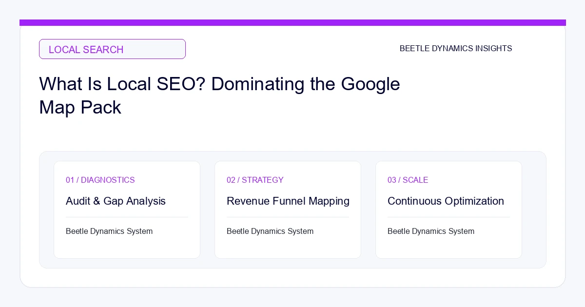 What Is Local SEO? The Definitive Guide to Dominating the Google Map Pack