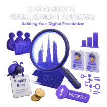 Website development Dubai – Professional website solutions for your business 1 Discovery and Requirement Analysis