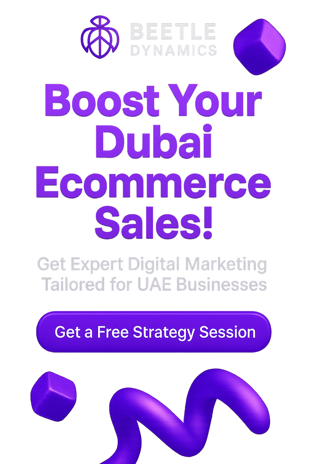 E-commerce marketing website