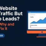 website traffic but no conversions