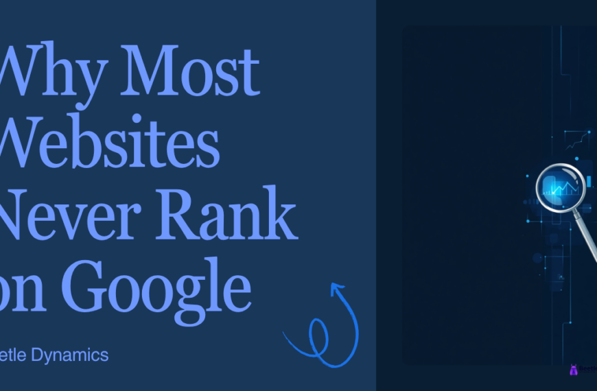 Why most websites never rank on Google - Beetle Dynamics
