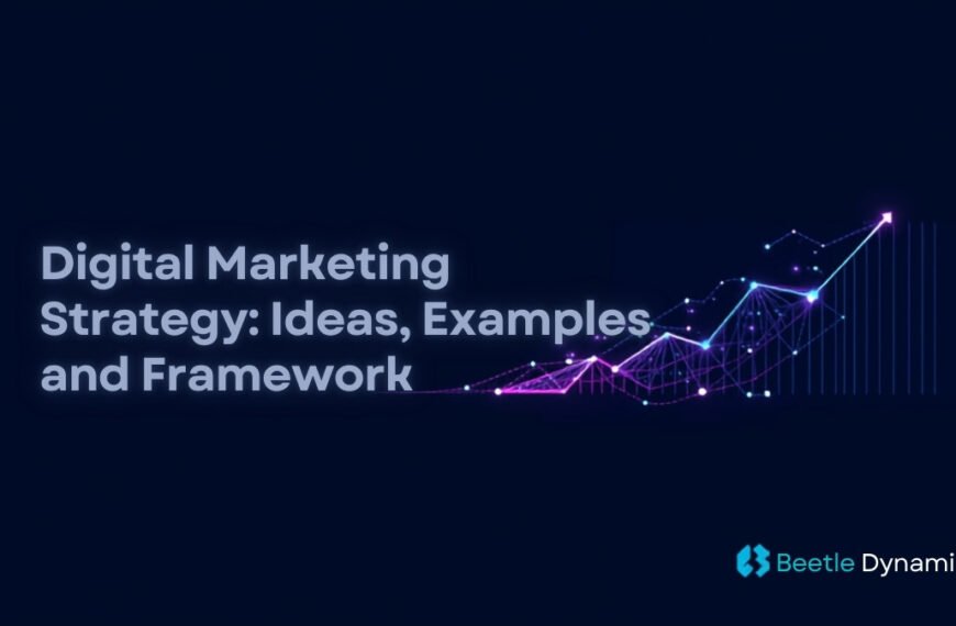 Digital marketing strategy ideas, examples and framework guide by Beetle Dynamics