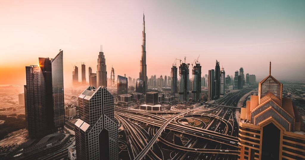 Dubai city skyline representing SEO services in Dubai