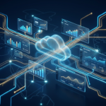 Digital marketing strategy for SaaS B2B companies in India - cloud infrastructure and data pipelines visualization